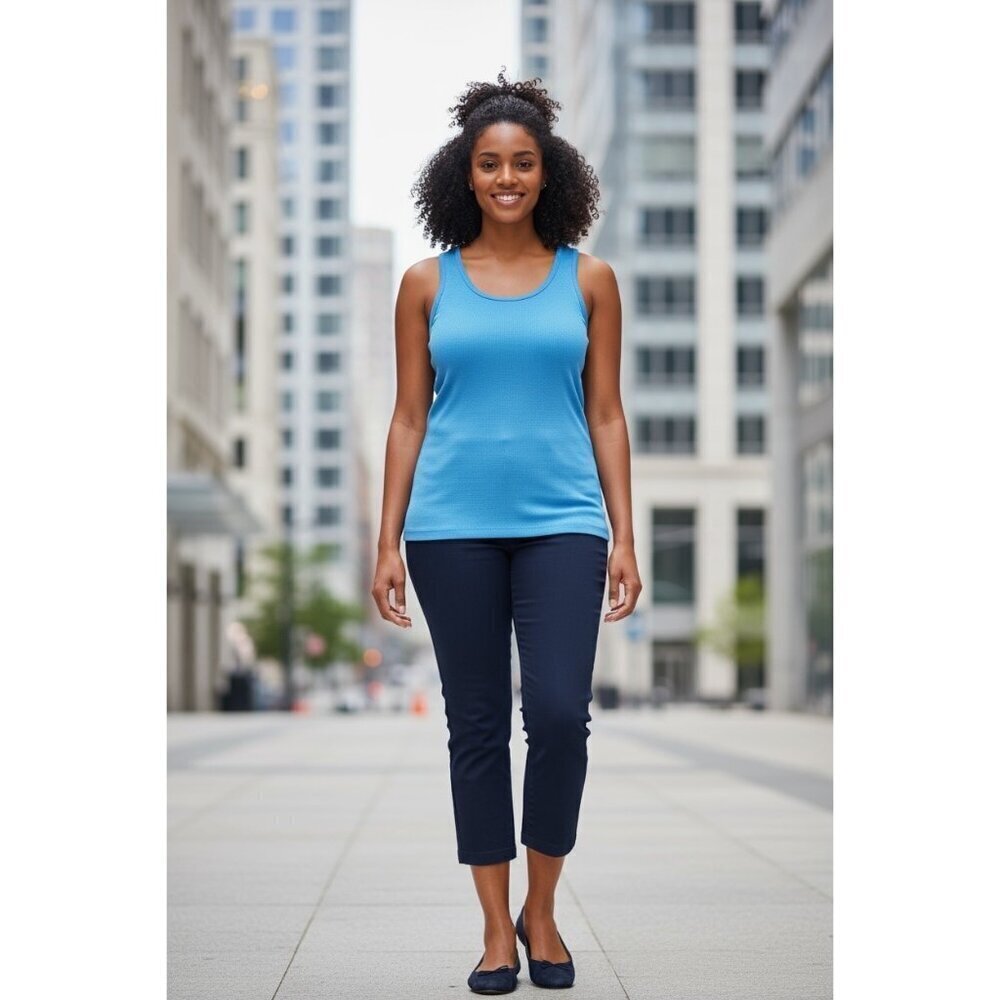 Faded Glory Women's Blue Tank Top